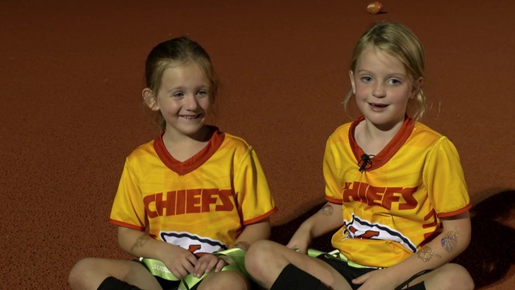 ‘They got two girls’  6-year-old Eleanor and Hayden are breaking stereotypes on this Dallas flag football team