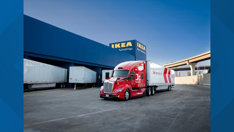 Kodiak Robotics and IKEA partner for self-driving truck routes between Baytown and Frisco