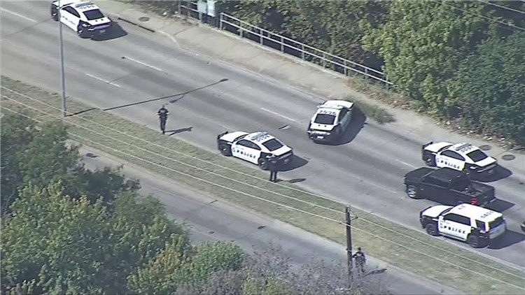 Suspect wanted after chase near LBJ Freeway, police say