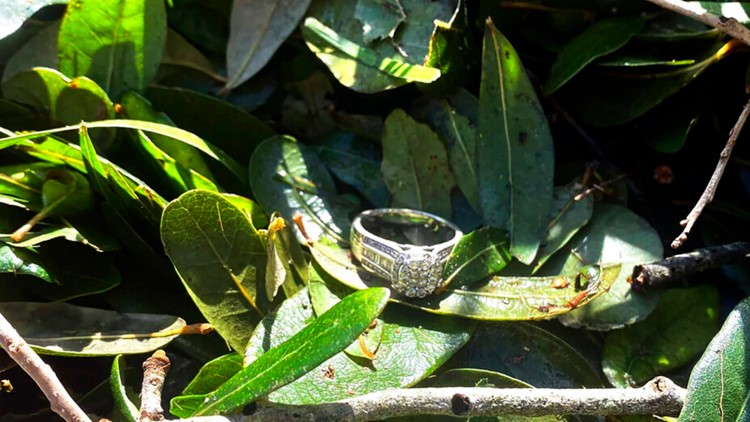 ‘Speechless’: Missing wedding ring found in brush pile after Hurricane Ian