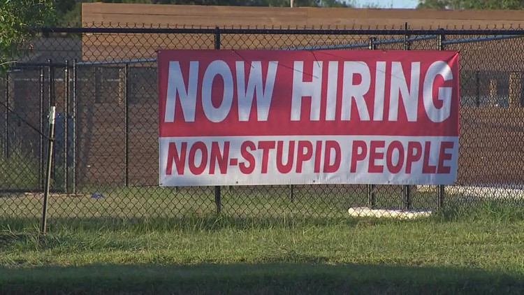 ‘Now hiring non-stupid people’  Pasadena sign raising eyebrows