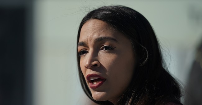 AOC Appears to Have a Nervous Breakdown When Confronted by Protesters at Town Hall