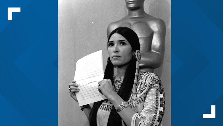 Sacheen Littlefeather, who took the 1973 Oscars stage to decline Marlon Brando’s award, dies at 75