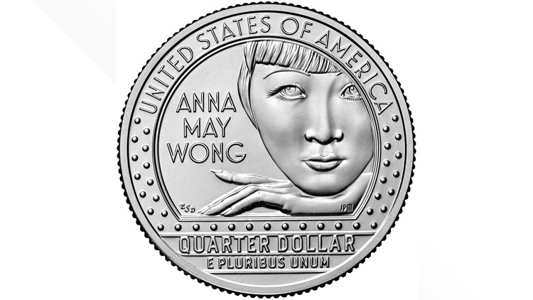 Anna May Wong quarters from US Mint to be shipped Oct. 24