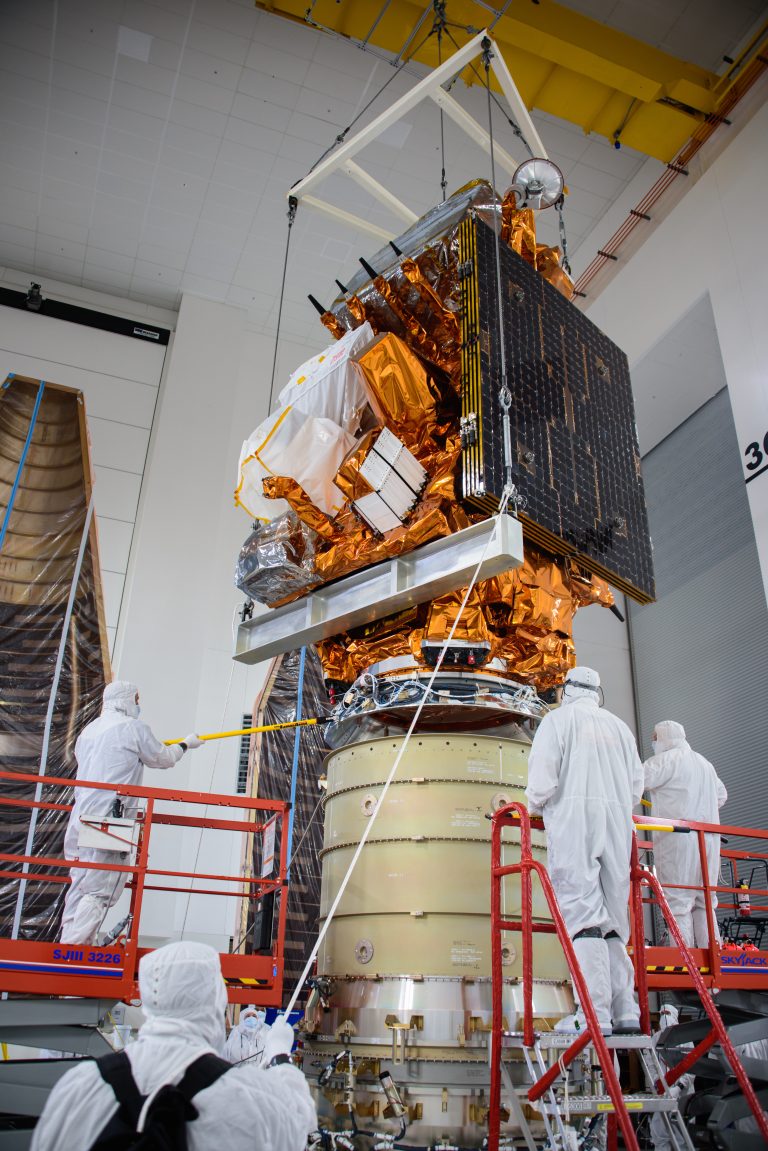 JPSS-2 Stacked Atop LOFTID Spacecraft