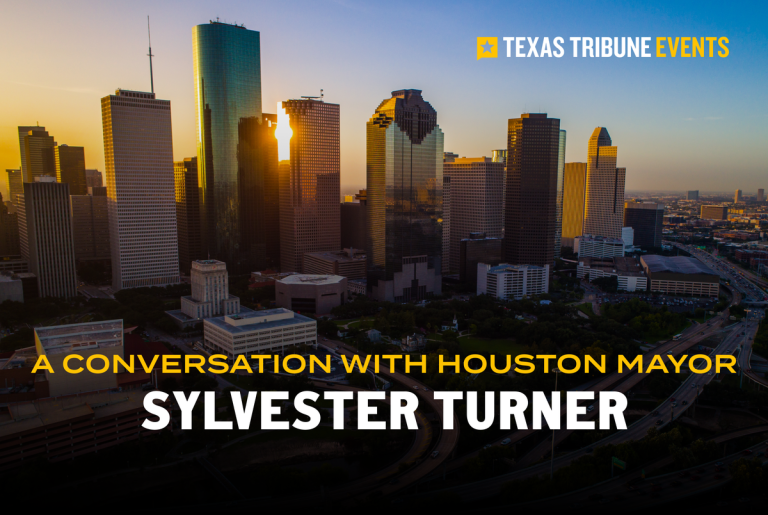 Join us for a Nov. 29 conversation with Houston Mayor Sylvester Turner