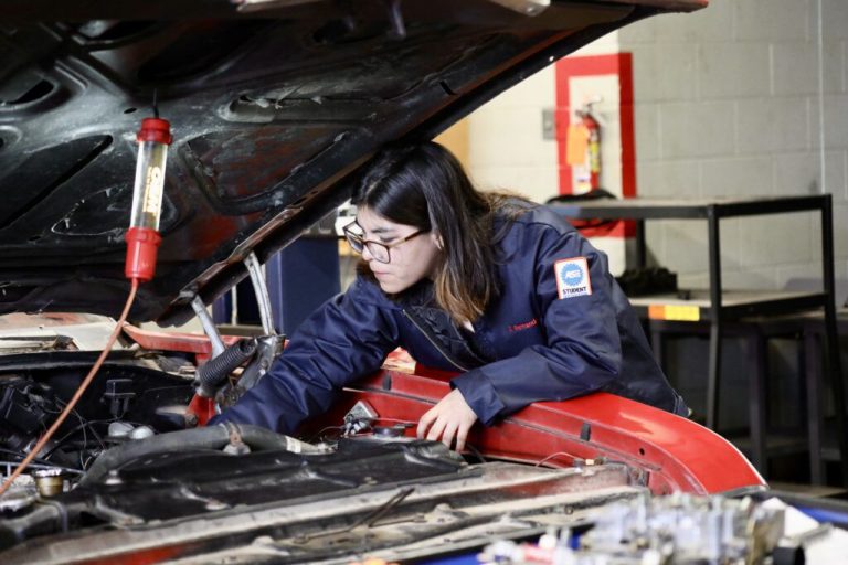 The South San High School auto tech program runs on girl power