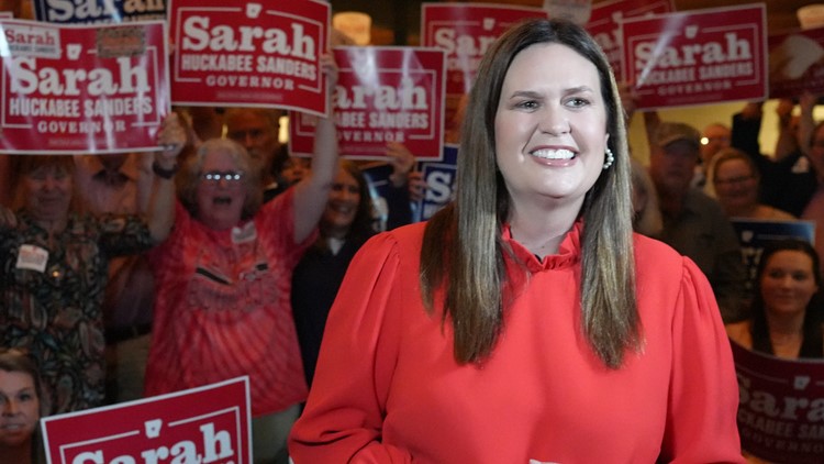 Sarah Huckabee Sanders to become Arkansas’s 1st woman governor