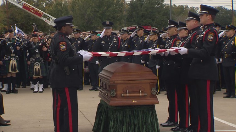 ‘Sworn in to protect the streets of heaven’: Grand Prairie Officer Brandon Tsai honored in funeral service