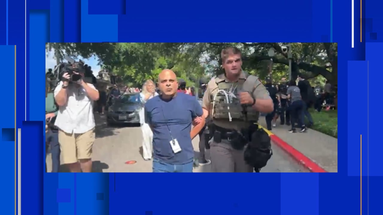 Austin TV news photographer booked on two misdemeanors related to pro-Palestine protest at UT Austin