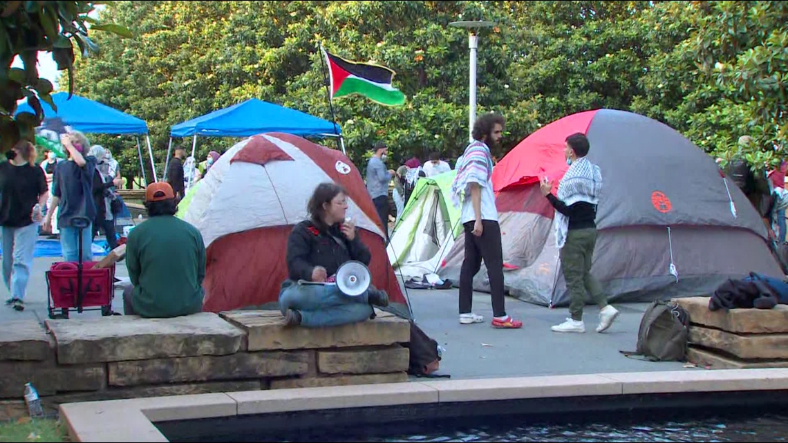 Another Texas University stages pro-Palestinian encampment