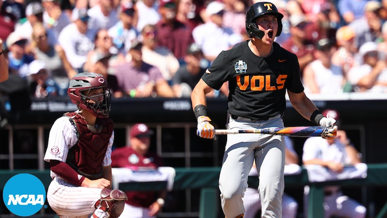 Tennessee vs. Texas A&M 2024 Men’s College World Series Finals Game 2