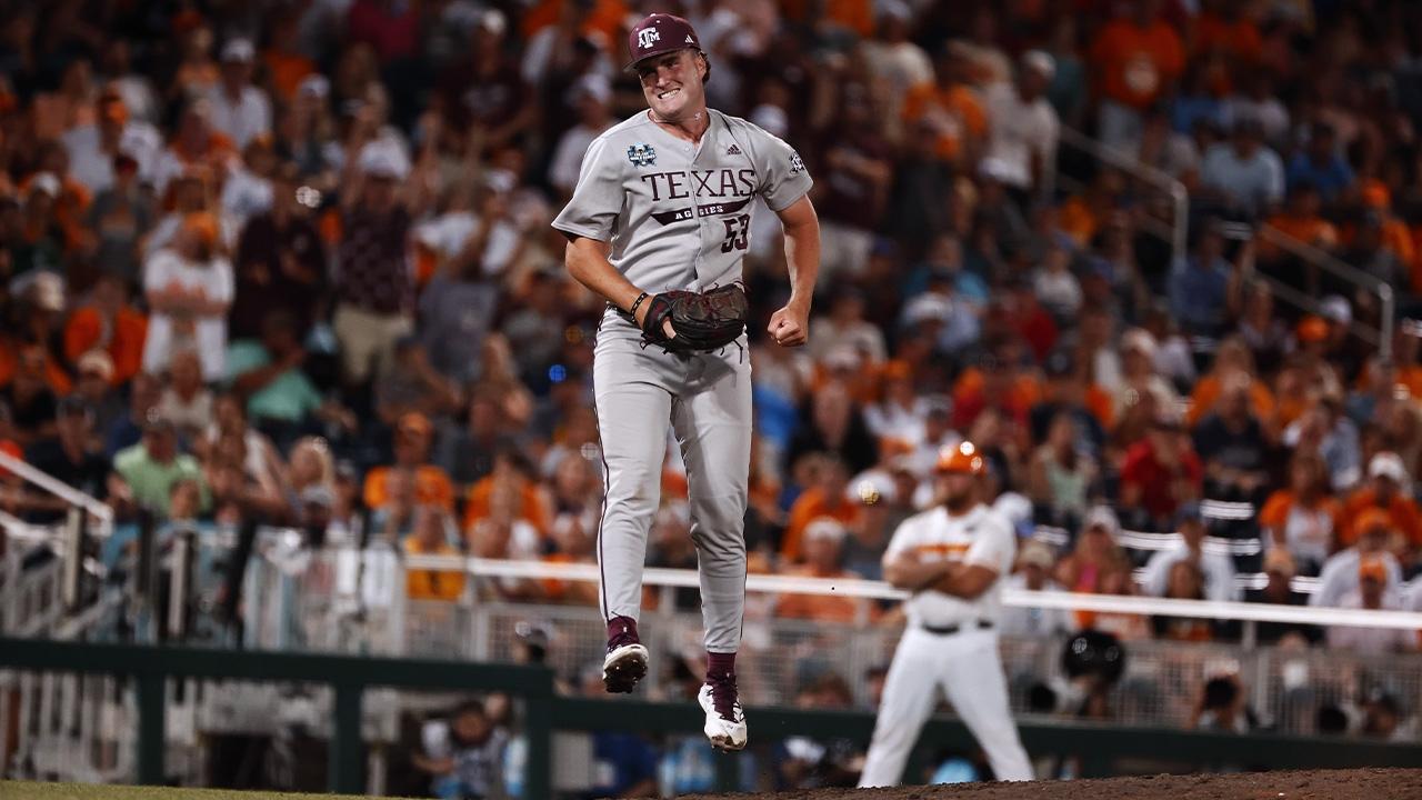 Texas A&M vs. Tennessee 2024 Men’s College World Series Finals Game 1