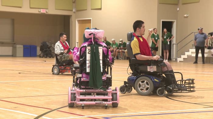 San Antonio athletes with disabilities learn power soccer from Team USA player