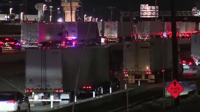 Authorities identify man killed after car rear-ended 18-wheeler on I-35