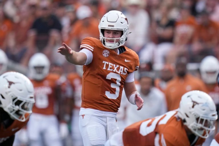 Texas QB Quinn Ewers ‘questionable’ for Saturday’s game against Louisiana-Monroe