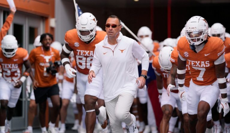 Texas jumps Georgia in AP poll, ranked No. 1 for 1st time since 2008