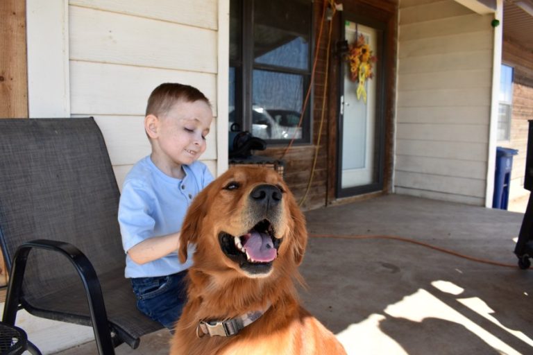 Texas 7-year-old battling Leukemia reunites with best friend