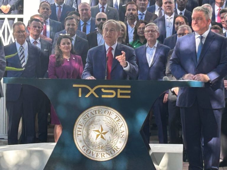 Gov. Abbott announces plans for a Texas Stock Exchange based in Dallas