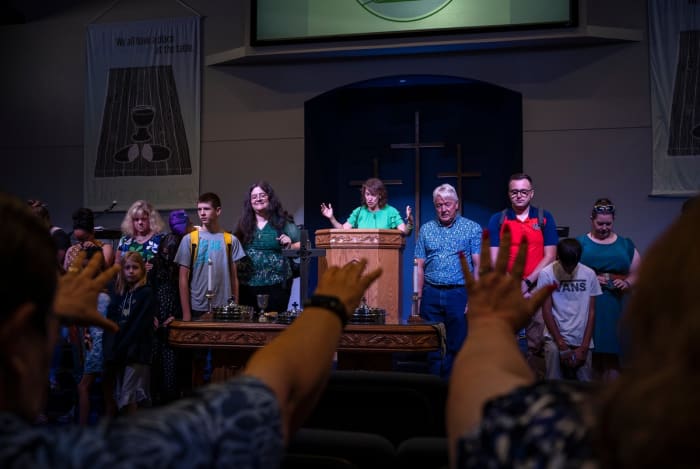 At this West Texas church, “the Lord’s work” is helping the poor, not rewriting state law