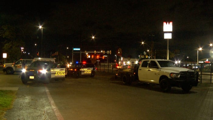 Man in critical condition after getting hit by truck while crossing road, SAPD says