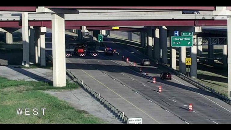 Portion of I-635 in Irving closed after multi-vehicle crash, police say