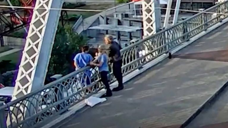 Surveillance Shows Jon Bon Jovi Stopping Woman From Jumping Off Bridge in Nashville