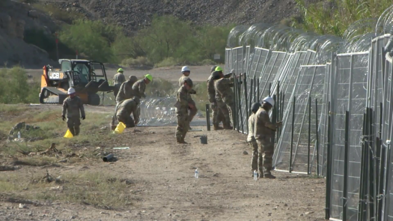 New Mexico’s governor blasts Texas for placing razor wire on border between their states