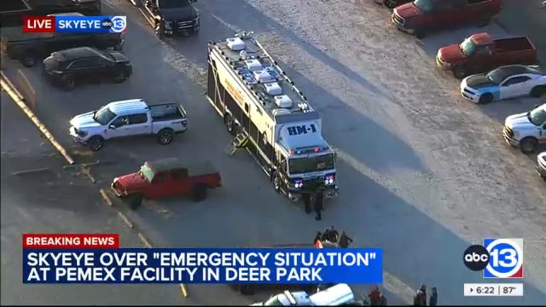 Crews responding to ’emergency situation’ at Pemex facility in Deer Park, the company says