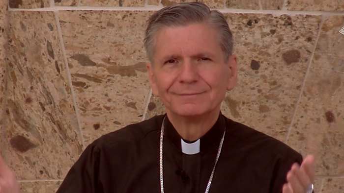 San Antonio archbishop gives thanks in first video posted after hospitalization