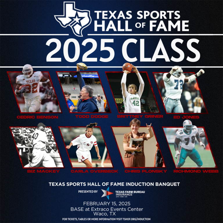 BREAKING: Texas Sports Hall of Fame Announces Class of 2025