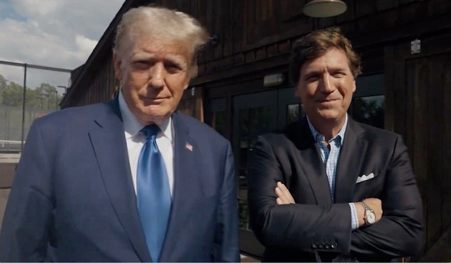 Exclusive: Tucker Carlson Announces He’s Joining Trump at MSG Rally: ‘Psyched for It’