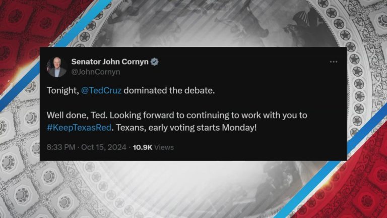 Reaction pours in following Texas debate between Ted Cruz, Colin Allred