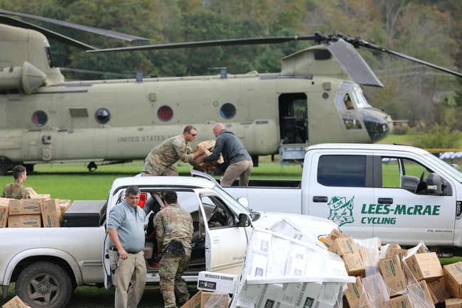 UPDATE: North Carolina National Guard Admits They ‘Rotor Washed’ a Hurricane Helene Relief Site