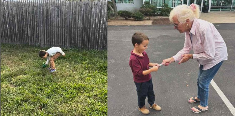 Torn Between Volunteering and Dream of Adopting a Cat, 6-year-old Starts Poop Scooping Business