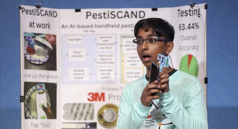 14-Year-old Wins ‘America’s Top Young Scientist’ for Inventing Pesticide Detector For Fruits and Vegetables