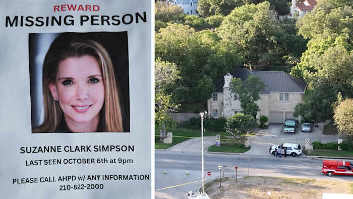 Search for missing mother Suzanne Clark Simpson focuses on wooded areas in Olmos Park