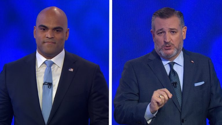 Ted Cruz and Colin Allred answer questions about the economy during WFAA debate