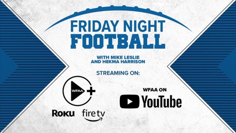 WFAA announces final three Friday Night Football broadcasts of 2024 regular season