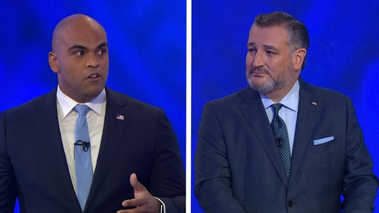 Ted Cruz, Colin Allred answer questions about abortion during debate