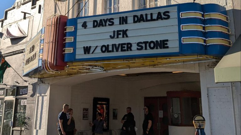 Dallas packs the historic Texas Theatre for a screening of ‘JFK’ with director Oliver Stone