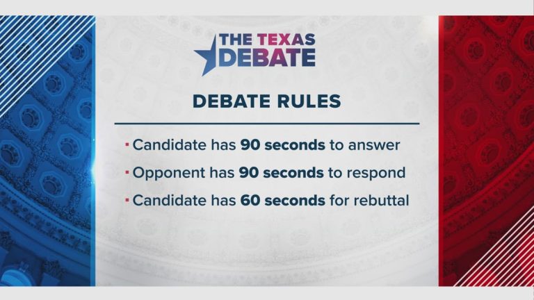 The Texas Debate | Ground rules laid out and agreed upon by both campaigns