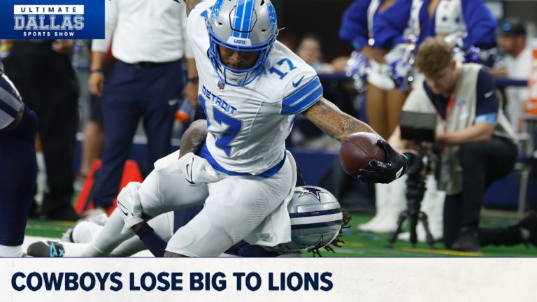 Cowboys fall to Lions, drop to 3-3 entering bye week | Ultimate Dallas Sports Show