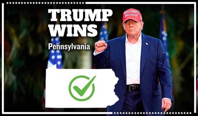 HUGE: Donald Trump Wins Pennsylvania