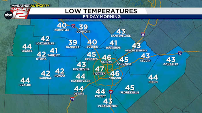 Grab the jacket – Friday morning should be the coolest yet this season