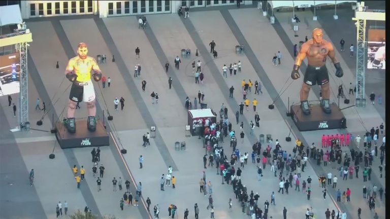 Jake Paul vs. Mike Tyson | Live look at AT&T Stadium