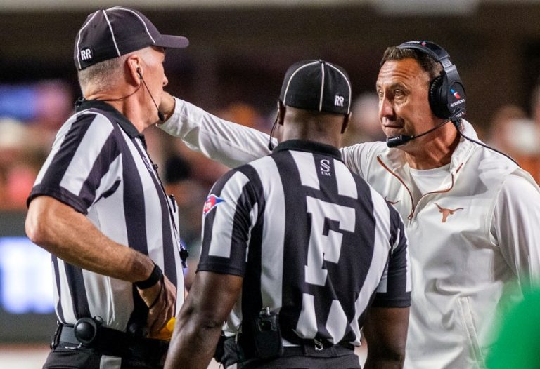 Sarkisian calls on Texas students to be ‘good sports’ after throwing trash during Georgia game