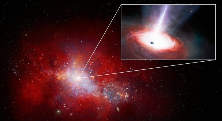 Astronomers Find Hungriest Black Hole–Consuming Matter 40x Faster Than Theoretical Limit: ‘Having a Feast’