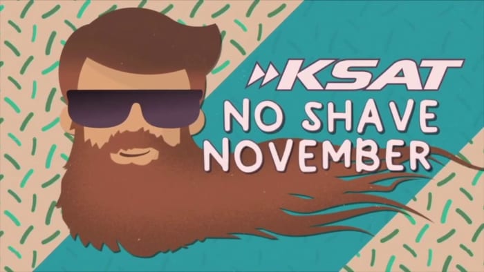 KSAT men tackle No Shave November campaign