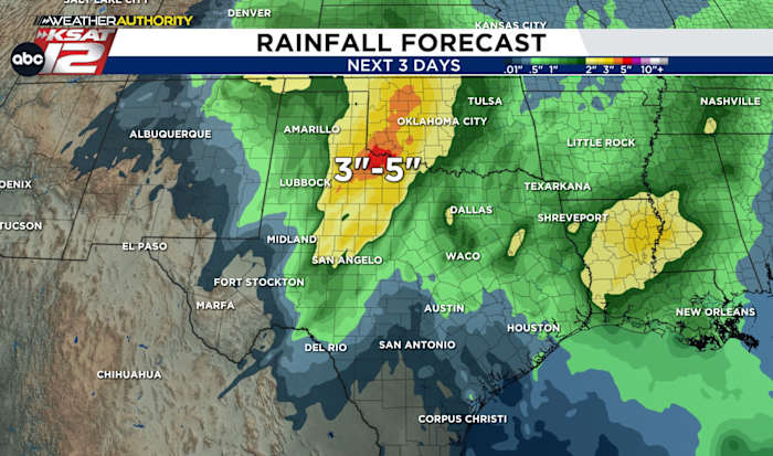 Chance of rain tomorrow and a few cool fronts on the way